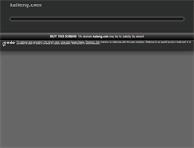 Tablet Screenshot of kalteng.com